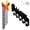 Black, variant on ANXPTIME Simple Wall Mount Owner for Chainsaw Fetters Including 5 Fasteners and Tool Organization Features