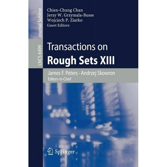 Transactions on Rough Sets XIII, (Paperback)