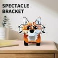thumbnail image 5 of Keimprove Fox Eyeglass Holder - Creative Animal Shape Wooden Eyeglass Stand Fox Glasses Frame Glasses Display Stand Spectacle Holder Stand for Home Office Desk Decor Accessories, 5 of 7