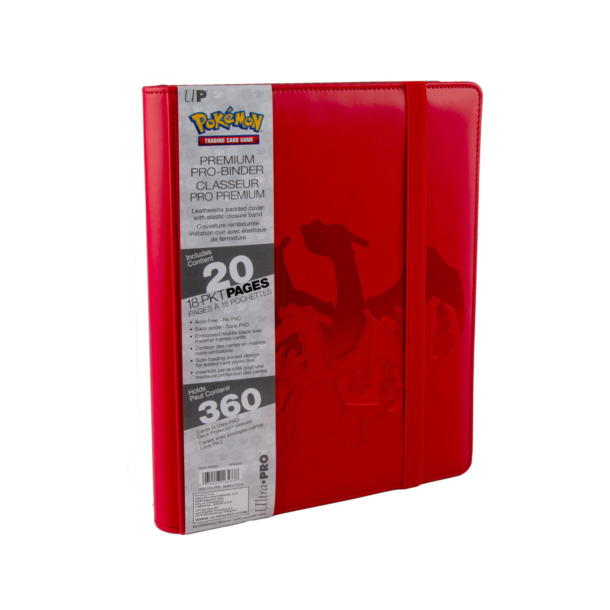 UP ES CHARIZARD POKEMON PREM&nbsp;PRO BINDER
