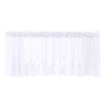 thumbnail image 1 of Ventana de Encaje Voile Cortina Tiernos Tiernos 130x41cm perfecl Niveles de ventana de encaje bordado, 1 of 8