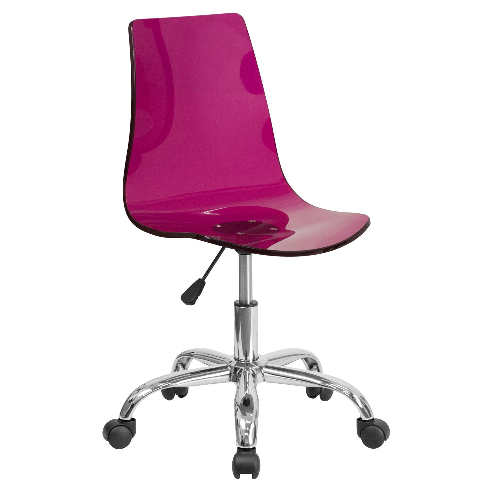Acrylic pink chair hot sale