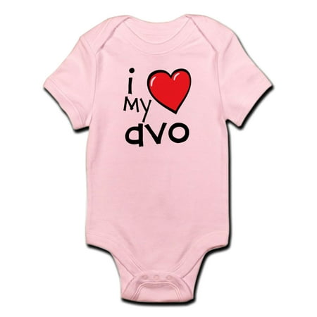 

CafePress - I Love My Avo Baby Bodysuit - Baby Light Bodysuit