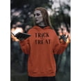 thumbnail image 2 of Trick Or Treat Hoodie Women -Image by Shutterstock, Female 5X-Large, 2 of 4