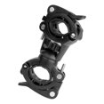 thumbnail image 2 of 360 Rotation Bicycle Mount Road Bike Headlight Flashlight Light Flash Light Holder 22-30mm Black, 2 of 9