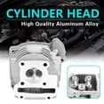 thumbnail image 3 of Engine Cylinder Head  Cylinder Head Assembly 47mm Engine Cylinder Head Assembly For GY6 72cc 80cc 4 Stroke 139QMB/139QMA, 3 of 8