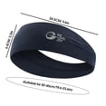 thumbnail image 4 of Sports Headband for Men & Women - Sweat Wicking & Breathable Headband for Running, Cycling, Yoga, Fitness, Outdoor Activities, 4 of 10