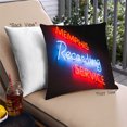 thumbnail image 1 of Ahgly Company Neon Neon Coussin d'Extérieur 18 Pouces par 18 Pouces, 1 of 6