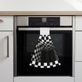 thumbnail image 6 of Yiaed 3d Black and White Checkerboard Tunnel Print Coral Velvet Wipes Absorbent Wipes Cleaning Cloths Household Table and Dish Wiping Cloths, 6 of 7