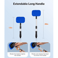 thumbnail image 2 of Car Window Cleaner, Microfiber Electronics Cleaning Brush with 4 pcs Washer Towels & 1 Spray Bottle, Blue, New, 2 of 7