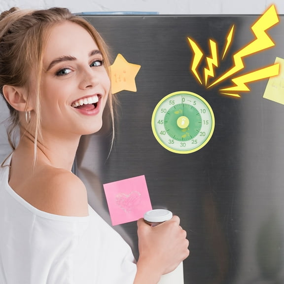 Visual Timer 60 Minutes Magnetic Countdown Timer Efficient Kids Visual Timer Multifunctional Mechanical Visual Timer for Classroom Cooking Fitness Studying Working