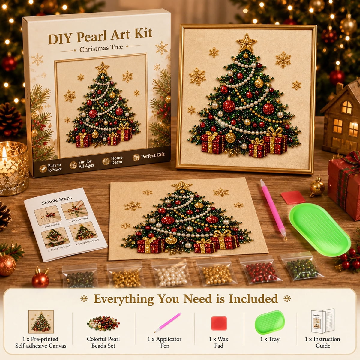 Christmas Pearl Art Kit