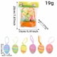thumbnail image 1 of Xihbxyly Huevos de Pascua de Espuma, Decoración Colorida Diy, Diseño Ligero para Colgar, Decoración Versátil para Fiestas, Ambiente Festivo para El Hogar, Fácil de Usar, Incluye 1 Colgante de Huevo., 1 of 1