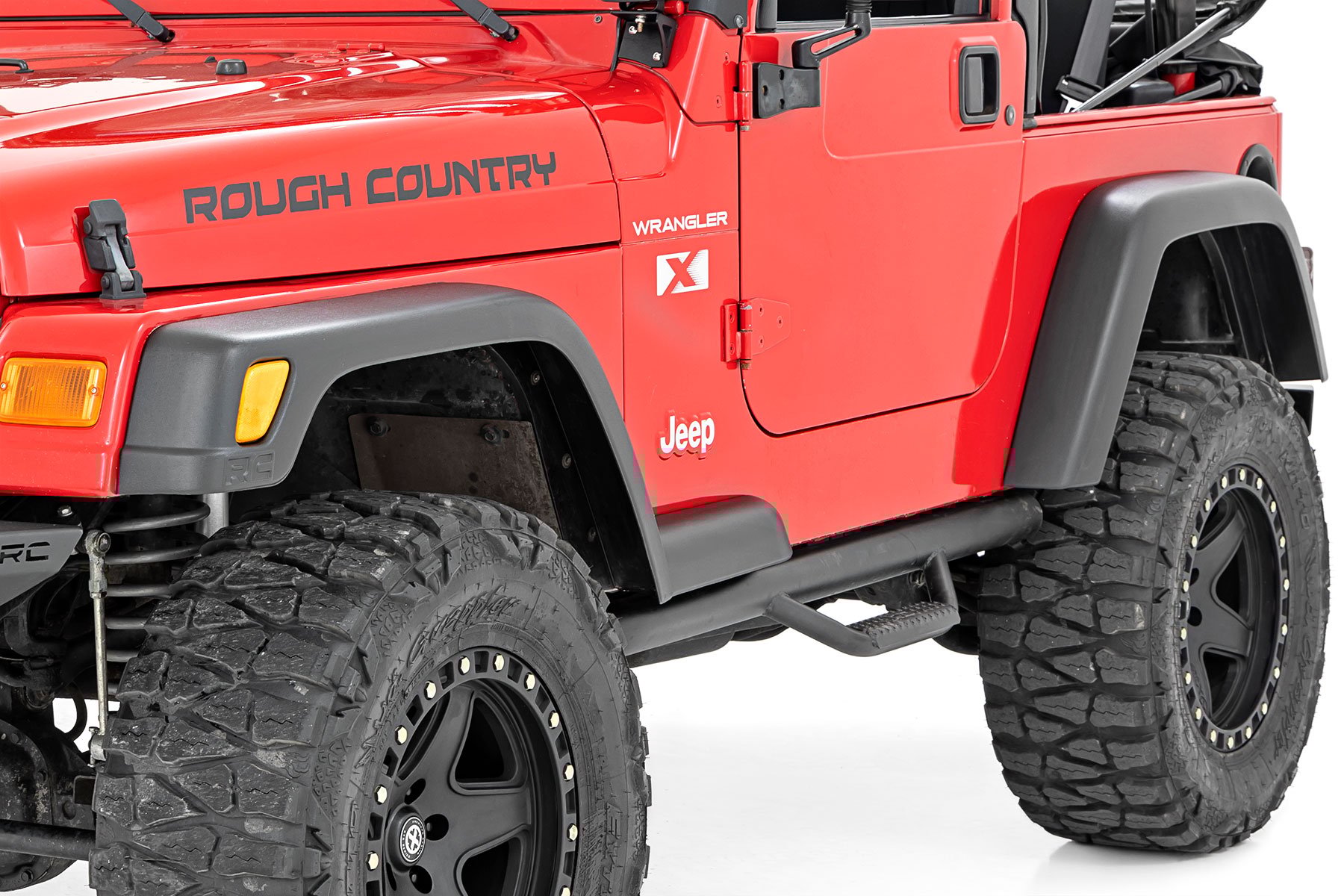 Rough Country 5.5" Wide Fender Flares for 1997-2006 Jeep Wrangler TJ - 99033
