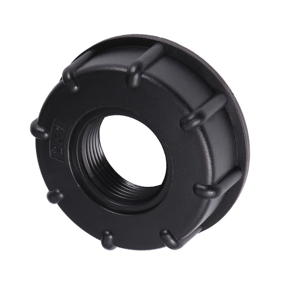 BESTOYARD Ibc Tank Adapter Joint, Plastic Hose Fitting for Industrial and Agricultural Use, Black 2Pcs