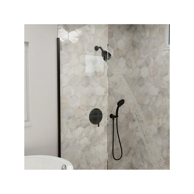 8 Spray Filtered Shower Head and Hand Shower for Small Bathroom