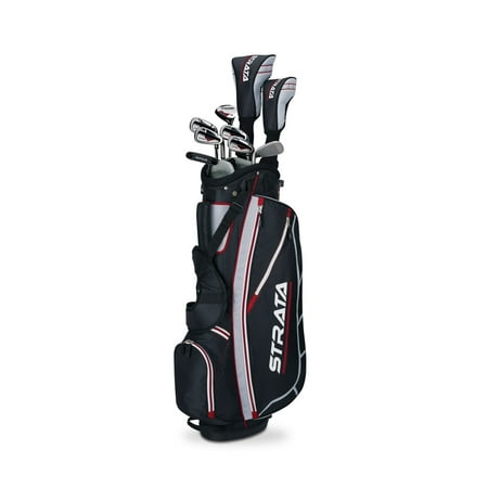 Callaway Men's Strata Complete 12-Piece Golf Club Set with Bag, Right (Best Golf Clubs For 15 20 Handicap)