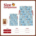 thumbnail image 3 of Honeii Cartoon Rocket With Space Print Small Burlap Bags,Christmas Drawstring Treat Bags Gift Bags Reusable Candy Goodie Wrapping Bags for Holiday Party Favors Supplies -Small, 3 of 9