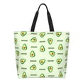 thumbnail image 1 of Easygdp Green Avocado Bolsas Tote para Mujer, Bolsos de Hombro para Viaje, Bolsos de Mano de Gran Capacidad para Compras y Trabajo, 1 of 8