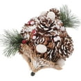 thumbnail image 4 of Worgeous Christmas Tree Skirt Decorative Handmade Straw Artware Lovely Hedgehog Adornment Assorted Color, 4 of 8