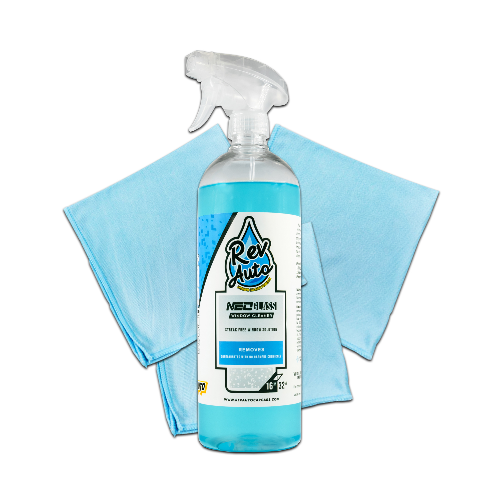Rev Auto's Neo Glass Premium Auto Window Cleaner Ammonia Free