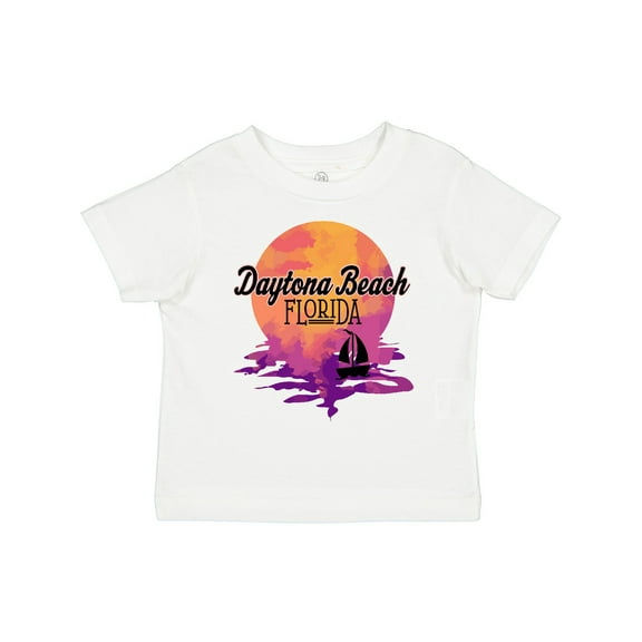 Inktastic Daytona Beach Florida Sunset Girls Toddler T-Shirt