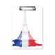 thumbnail image 1 of Eiffel Tower Paris Francia silueta Portapapeles Carpeta de escritura Placa de soporte A4, 1 of 4