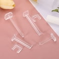 thumbnail image 4 of Uxcell 10 Pack Clear Mini Acrylic Hooks 5.7CM 2 Inch Supermarket Shelf Display Hooks, Transparent Organizer Hangers for Retail Stores, Exhibitions, Organization, 4 of 6