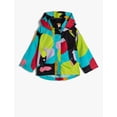 thumbnail image 3 of Koton Raincoat Hooded Wind Flap Snap Button Closure, EU 6 - 9 Months Size in Colored for Girls, 3 of 5