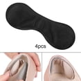 thumbnail image 4 of Almohadillas para talón Sunnimix Protectores de taloneras 2 Pares Negro, 4 of 7