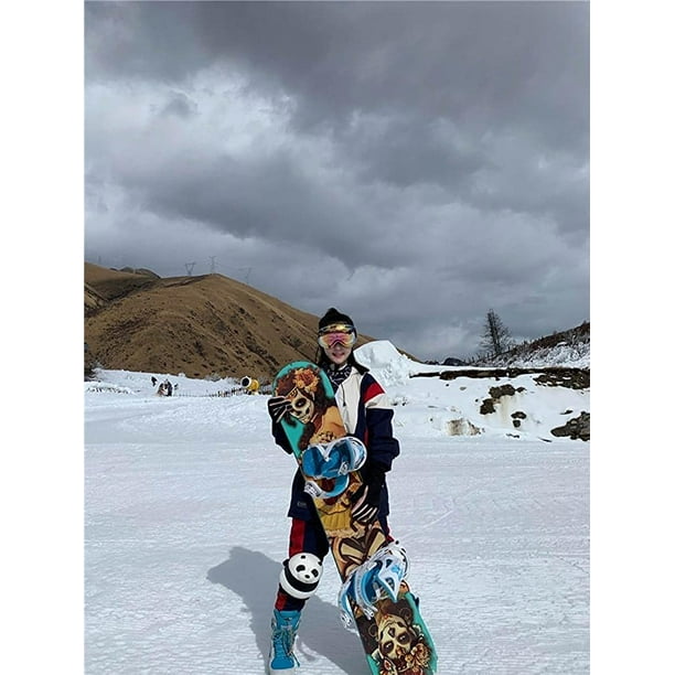 Combinaison de ski coupe-vent pour femme et homme pull veste de ski et  pantalon ensemble hiver snowboard combinaison de neige pour couple 