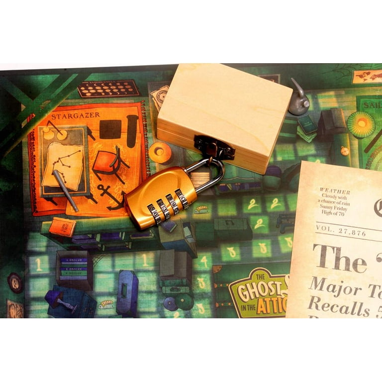 The Ghost in The Attic - Award-Winning Haunted Escape-Room Board Game by The Mystery Agency The Ghost in The Attic - Award-Winning Haunted Escape-Room Board Game by The Mystery Agency