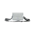 thumbnail image 3 of Eastsport Limited Micah Clear Crossbody with Webbing Strap, Black White Stripe, 3 of 6