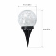 thumbnail image 4 of Solar Garden Stake Lights Outdoor Waterproof, Cracked Glass Ball Decorative Ground Lights for Yard Pathway, LED Landscape Lighting for Patio Lawn Garden Decor, 1 Pack, 4 of 10
