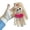 Milky white, variant on Lovely 3D Sausage Mouth Screentouch Gloves Warm and Flexible Cuffs Gloves for Student Autumn Winter Fashion Hand Gloves