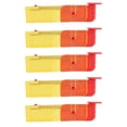 thumbnail image 4 of 5 descosedores plegables de acero, portátiles, con tapa transparente para costura y manualidades, color amarillo., 4 of 14