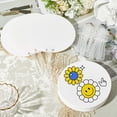 thumbnail image 3 of 30Pcs Round Hand Fan Blank Paper Fans Bulk Flat White Cardstock Unfinished Handheld with Plastic Handle DIY Painting Crafting for DIY Making, 3 of 6