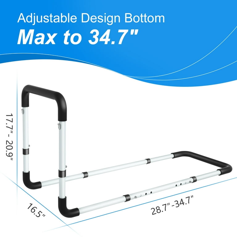 Bed safety rail NORDLINGER PRO 90 cm