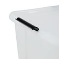 thumbnail image 3 of Advantus Rolling Storage Box, Letter/Legal, 15-Gallon Size, Clear, 3 of 4