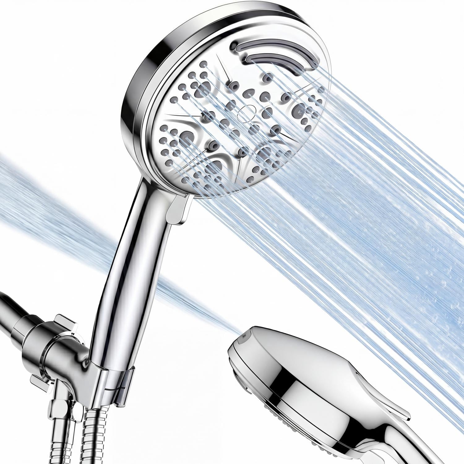 Atupen 10-Mode Shower Head with Handheld and Stainless Steel Hose photo 1