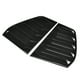 thumbnail image 2 of Par de molduras de rejilla de ventilación lateral para ventana de ventilación, modificación de coche aptas para R Mk6 2009-2013, negro brillante Jadeshay A, 2 of 8