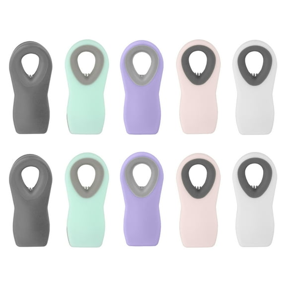 Cook with Color Chip Clips for Bags - Magnetic Bag Chips Set of 10