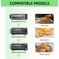 thumbnail image 3 of WLGJL for Ninja Foodi Reusable Air Fryer Liners 11.8x11.8inch Non-Stick, Bottom of Toaster Oven Mat,3x Liners + 3x Mesh Sheets, Baking/Microwave/Grill,450°F,Pre-Cut Square for SP101/SP201/SP301/SP351, 3 of 6