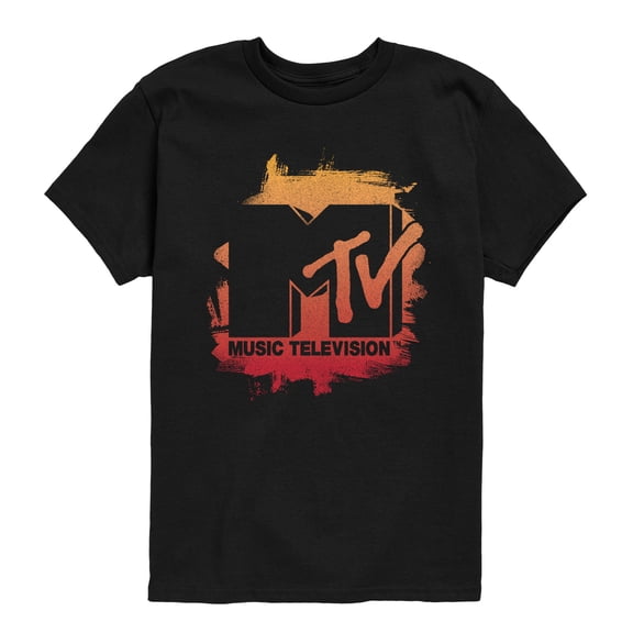 MTV Logo - MTV Logo Tonal Washed Oversized - Youth Boys Short Sleeve Graphic T-Shirt