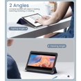 thumbnail image 4 of Funda para tablet MoKo Fire HD 10 2023 de cuero PU gris, 4 of 8