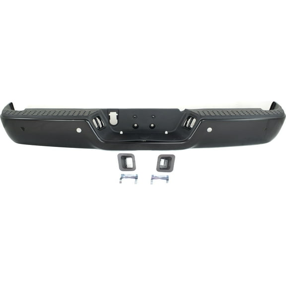 Step Bumper Compatible with DODGE RAM FULL SIZE P/U 1500 2009-2018/2500/3500 2010-2012 Assembly Painted with PAS Holes All Cab Types