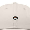 thumbnail image 2 of Dalix Lil Coffee Embroidered Cotton Cap Summer Food Outdoor Dad Hat Womens in Beige, 2 of 5