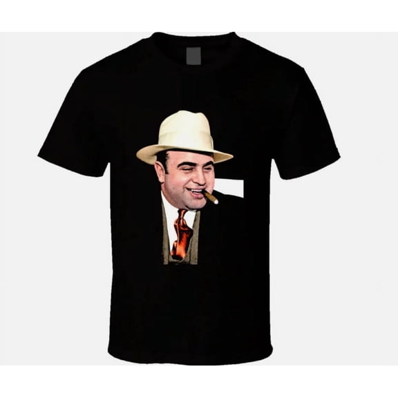 Al Capone Mafia American Gangster Movie Retro T Shirt Tee Gift New