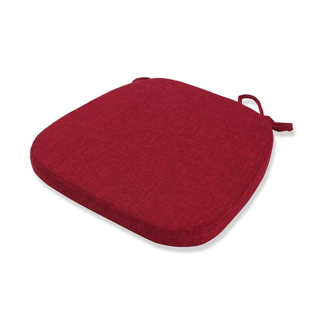 Almohadillas para silla Injueey Cojín de asiento antideslizante Rojo 43x41x35cm