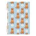 thumbnail image 7 of FORMRS 1-Subject Spiral Notebook 8" x 5" College Ruled 60 Refillable Sheet A5 Hard Cover, 2 Pack, Cartoon Floral Dog Pattern, 7 of 7